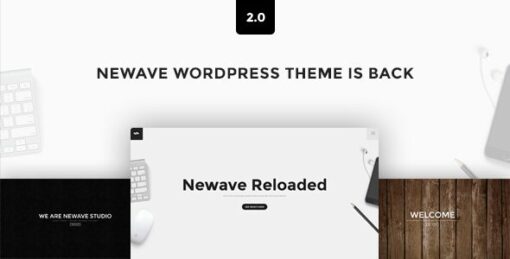 Newave – WordPress Responsive One Page Parallax v2.3