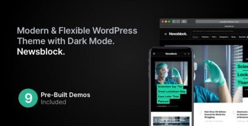 Newsblock Theme GPL v1.2.5 - News & Magazine WordPress Theme
