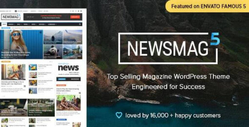 Newsmag – Newspaper & Magazine WordPress Theme (GPL Licensed)