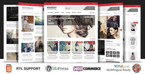 Newsright – WordPress Premium HD News & Magazine v1.3.4