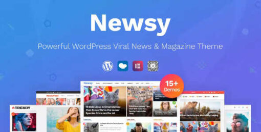 Newsy Theme GPL – Viral News & Magazine WordPress Theme v1.5.0