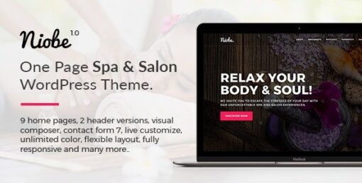 Niobe – Spa & Salon WordPress Theme v1.1.5