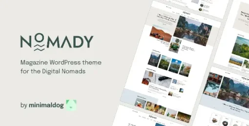 Nomady - Magazine Theme for Digital Nomads WordPress Theme