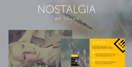 Nostalgia - Responsive Portfolio WordPress Theme