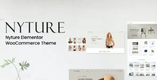 Nyture - Elementor WooCommerce WordPress Theme