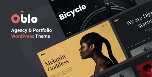 Oblo - Creative Portfolio & Agency WordPress Theme