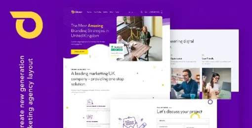 Obour  Digital Marketing Agency WordPress Theme