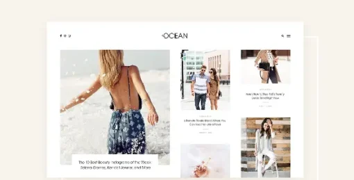 Ocean - Exquisite WordPress Blog Theme