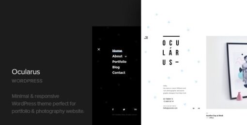 Ocularus – Minimal Photography WordPress Theme v1.4