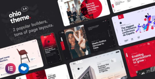 Ohio Theme – Creative Portfolio & Agency WordPress Theme (GPL Licensed)