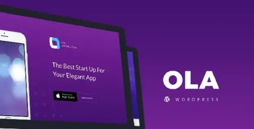 Ola - Multipurpose App Landing Page WordPress Theme