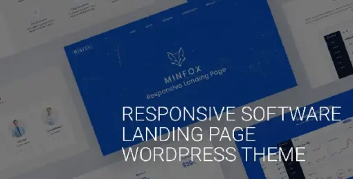 One page WordPress Theme - Minfox