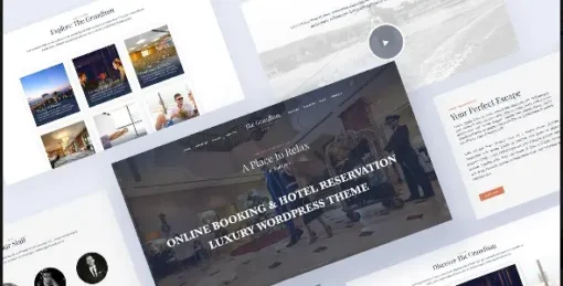 Online Booking Travel WordPress Theme - Grandium