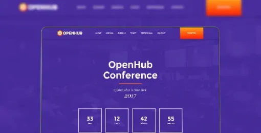 OpenHub - Events & Conference WordPress Theme