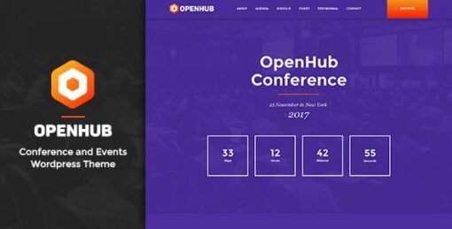 OpenHub – A Stylish Events & Conference Theme v1.4
