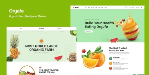 Orgafe - Organic Food WordPress Theme