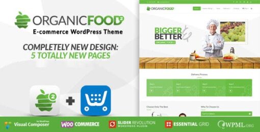 Organic Food – Farm & Food Business Eco WordPress Theme v1.2.1