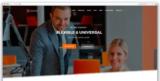 Oscend pluse - WordPress Theme