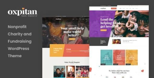 Oxpitan Theme GPL – Nonprofit Charity WordPress v1.0.2