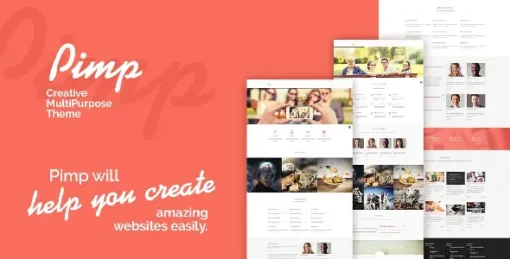 PIMP - Creative MultiPurpose WordPress Theme