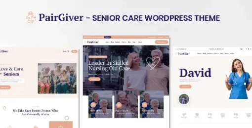 PairGiver - Senior Care WordPress Theme