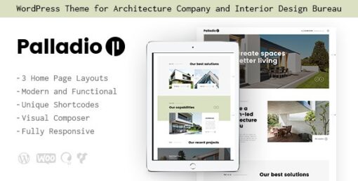 Palladio – Interior Design & Architecture WordPress Theme v1.1.2