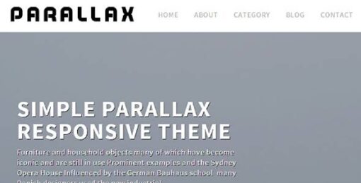 Dessign - Parallax Responsive Premium WordPress Theme 2.0