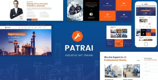 Patrai Industry - Industrial WordPress Theme