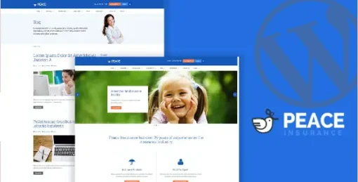 Peace – Insurance Agency WordPress Theme