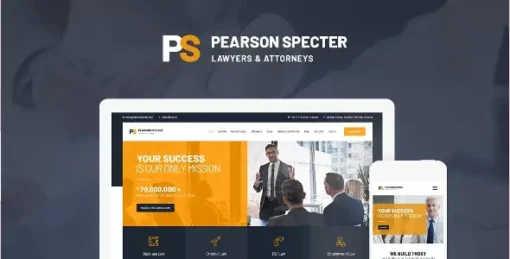 Pearson Specter WordPress Theme
