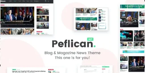 Peflican - A Newspaper & Magazine WordPress Theme