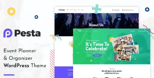 Pesta  Event Planner & Organizer WordPress Theme