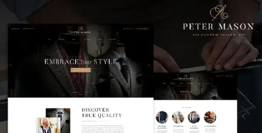 Peter Mason WordPress Theme