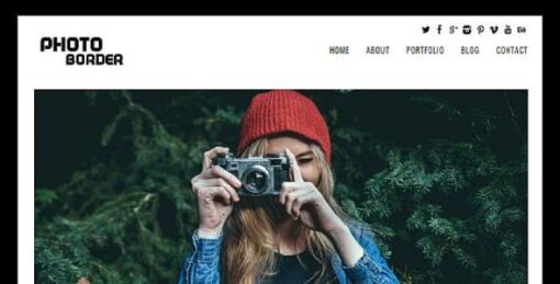 Dessign - Photo Border Responsive WordPress Theme 2.0.1