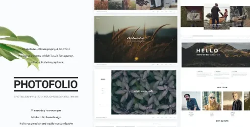 Photology - Clean Photography Gallery WordPress Theme