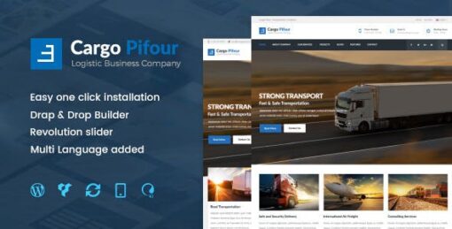 Pifour – Logistic and Transportation WordPress Theme v2.3