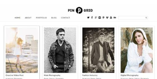 Dessign - Pin Grid Responsive Premium WordPress Theme 2.0.1