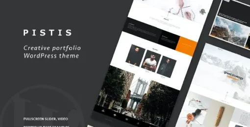Pistis - Portfolio  Agency WordPress Theme
