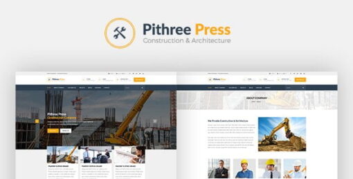 Pithree – Construction & Building WordPress Theme v1.7