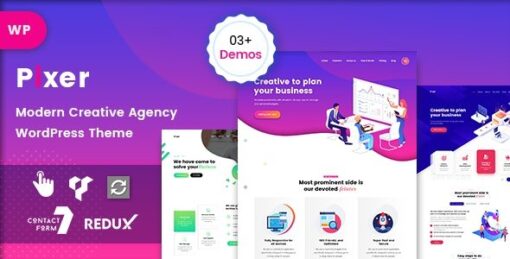 Pixer – Digital Agency WordPress Theme v1.0