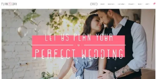 Plan My Day  Wedding  Event Planning Agency WordPress Theme