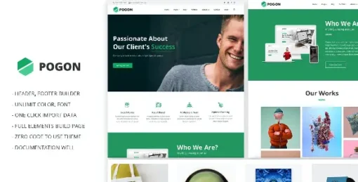 Pogon - Business and Finance Corporate WordPress Theme