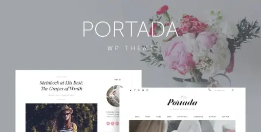 Portada - Elegant Blog Blogging WordPress Theme