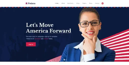 Potisen - Election & Political WordPress Theme