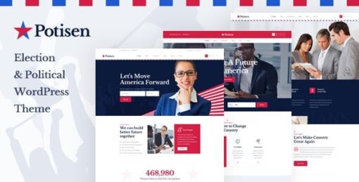 Potisen Theme GPL – Election & Political WordPress v1.0.0