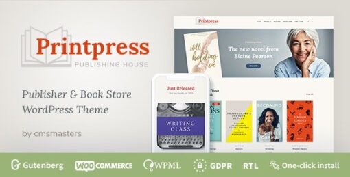 Printpress 1.0.0 – Book Publishing WordPress Theme