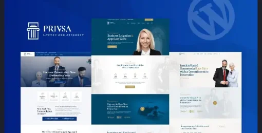 Privsa - Attorney and Lawyer WordPress Theme