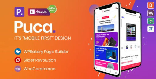 Puca Theme GPL v2.6.20 - Optimized Mobile WooCommerce Theme