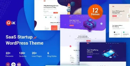 QIK - SaaS Startup WordPress Theme
