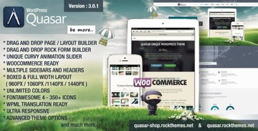 Quasar – WordPress Theme with Animation Builder v3.0.5